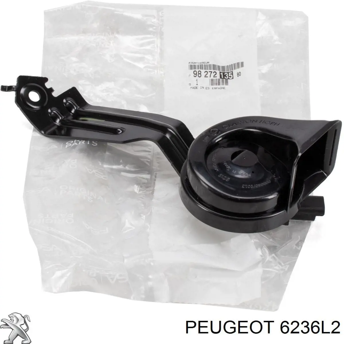  Bocina para Peugeot 207 WA, WC