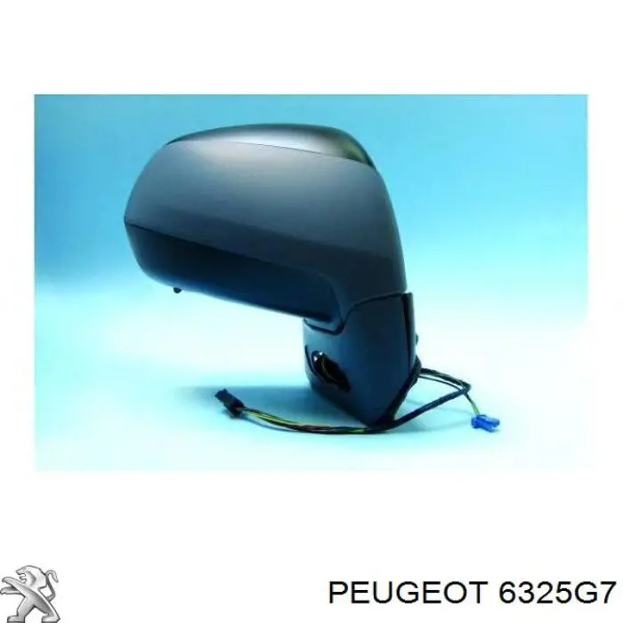  Lámpara de espejo retrovisor para Peugeot 3008 