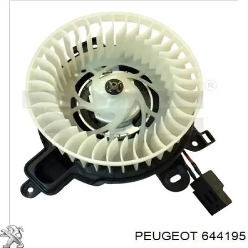 644195 Peugeot/Citroen motor eléctrico, ventilador habitáculo