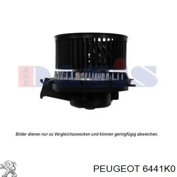 6441K0 Peugeot/Citroen motor eléctrico, ventilador habitáculo