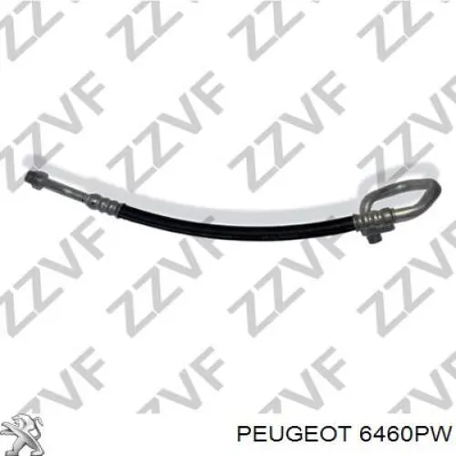  Tubería de alta presión, aire acondicionado, de compresor aire acondicionado a condensador para Peugeot 407 6D