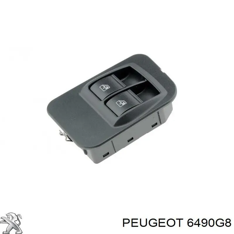 6490G8 Peugeot/Citroen unidad de control elevalunas delantera izquierda