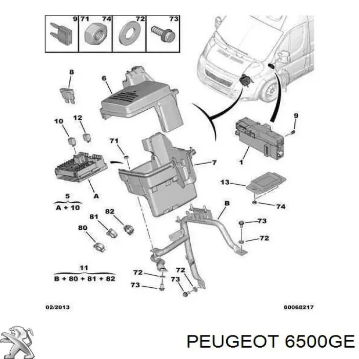 6500GE Peugeot/Citroen 