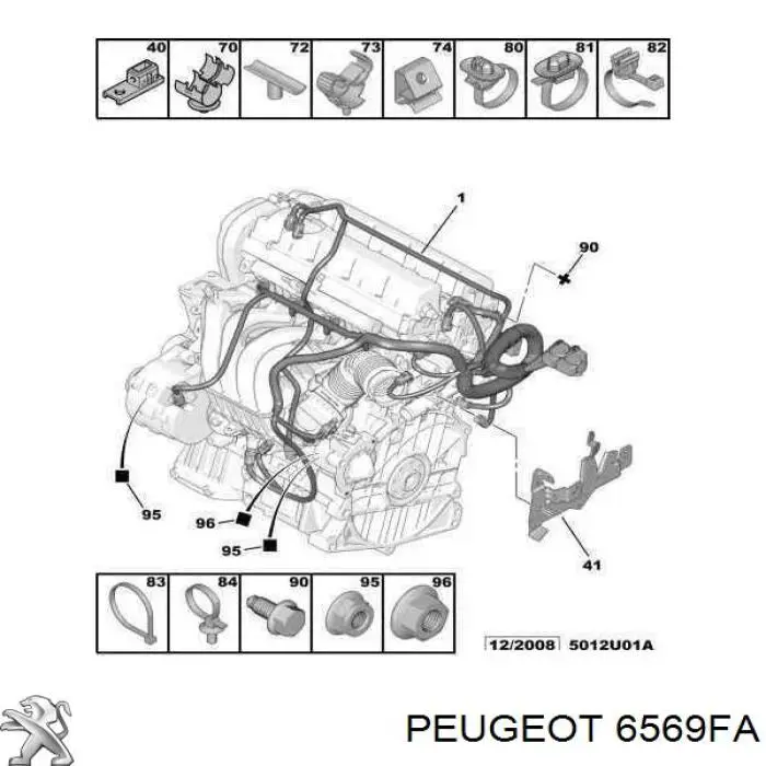 6569FA Peugeot/Citroen 