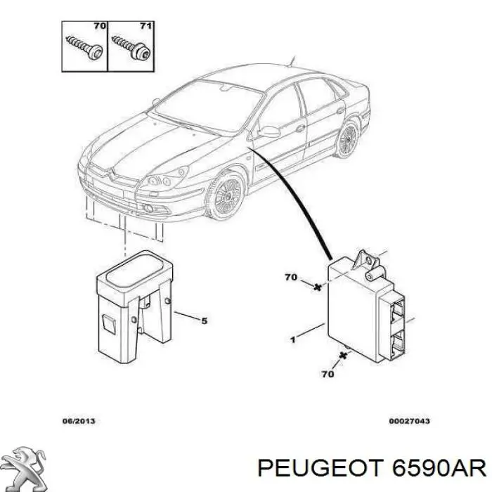 6590AR Peugeot/Citroen 