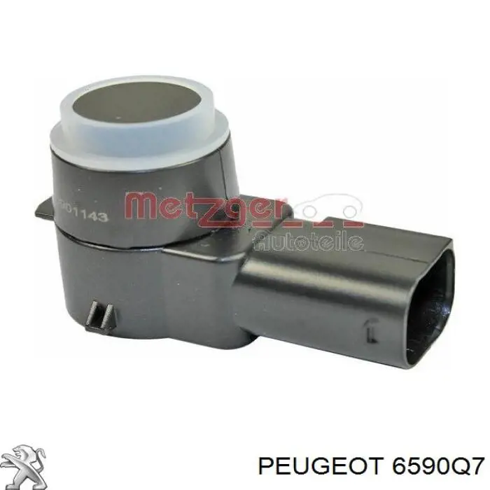 6590Q7 Peugeot/Citroen sensor alarma de estacionamiento trasero