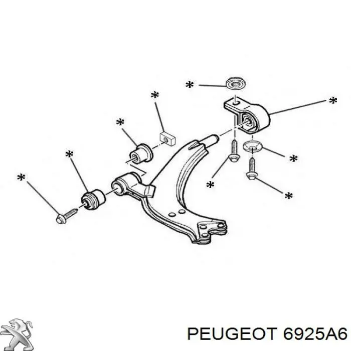 00006925A6 Peugeot/Citroen 