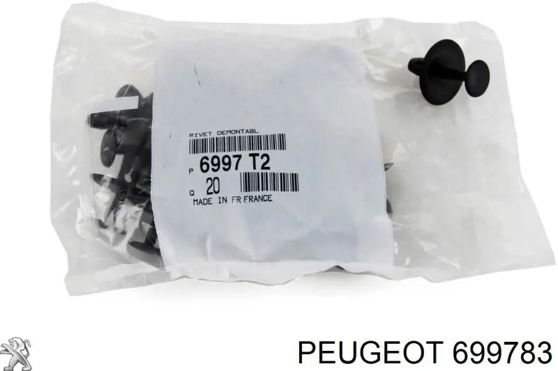 699783 Peugeot/Citroen piston (clip De Una Campana Calefactora)