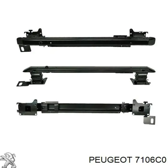  Refuerzo parachoque delantero para Peugeot 307 3A, 3C