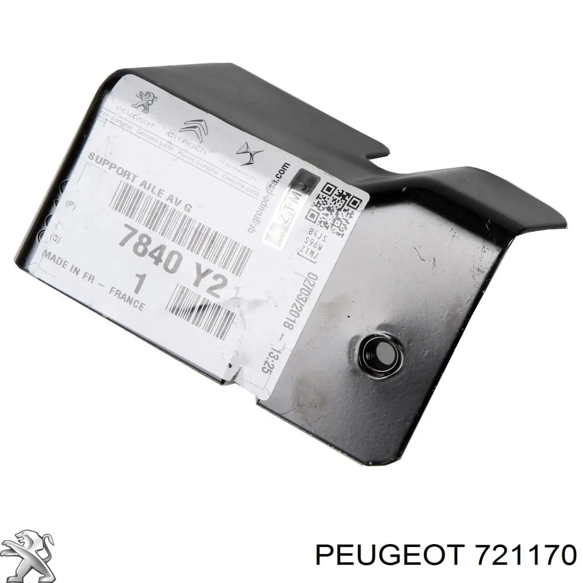  Soporte, faro principal delantero izquierdo para Peugeot 208 CA, CC