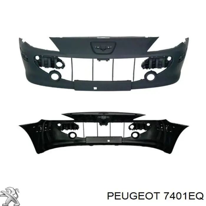 107172709 Peugeot/Citroen parachoques delantero