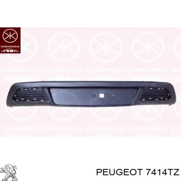  Cobertura de parachoques, enganche de remolque, delantera para Peugeot 308 1 