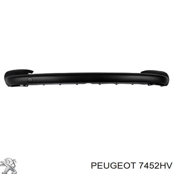  Listón embellecedor/protector, parachoques delantero para Peugeot 207 WA, WC