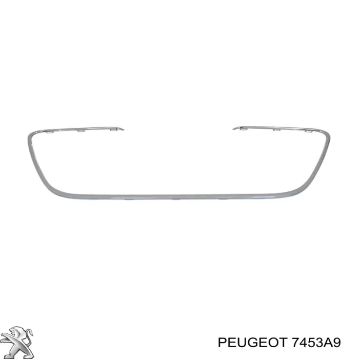  Moldura de rejilla de radiador para Peugeot 508 