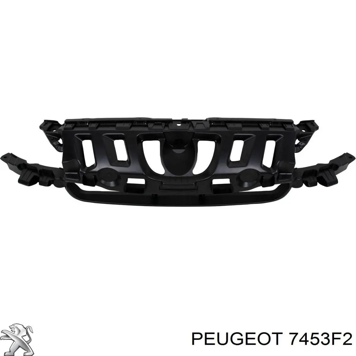 7453F2 Peugeot/Citroen listón embellecedor/protector, parachoques delantero