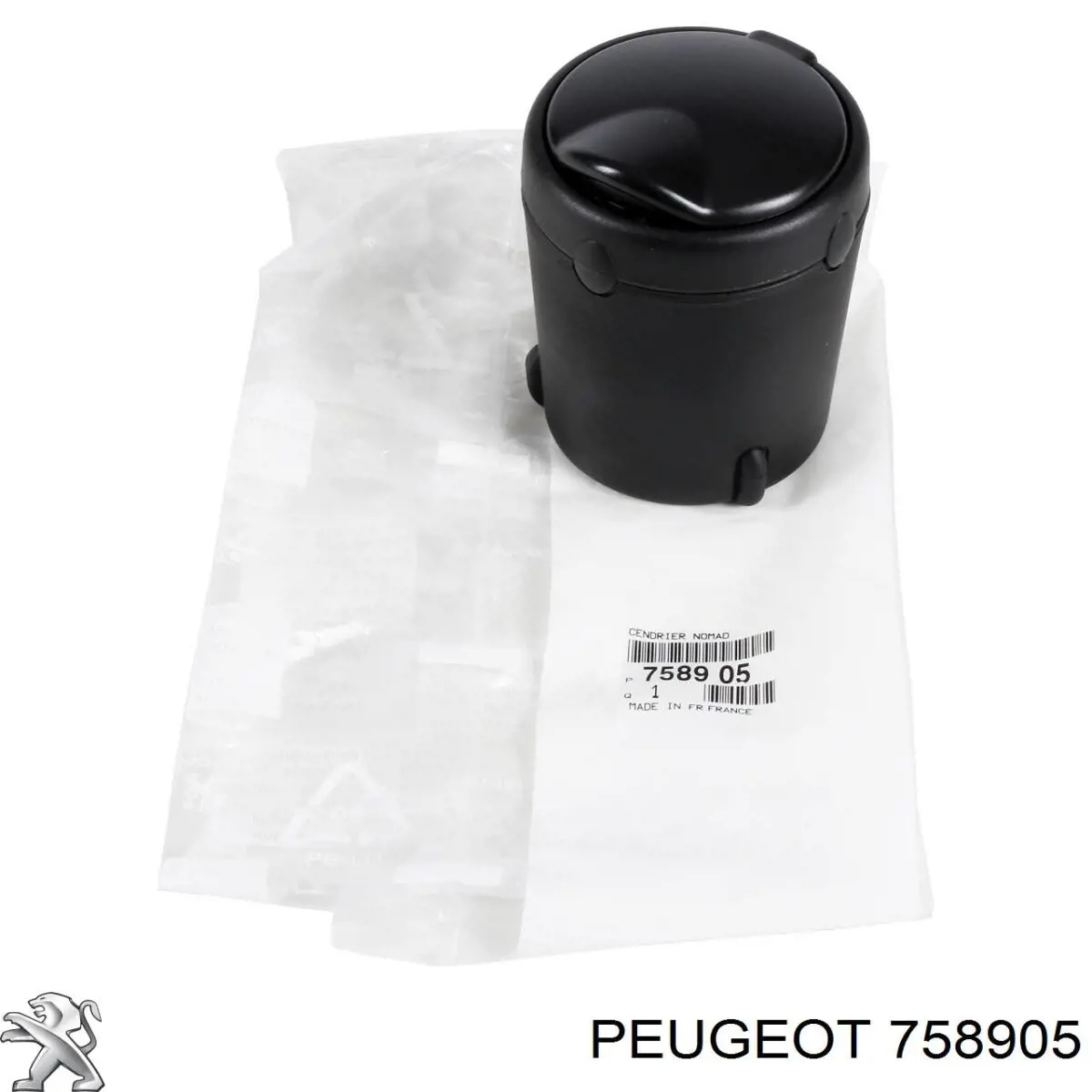  Cenicero de consola central para Peugeot 508 2 