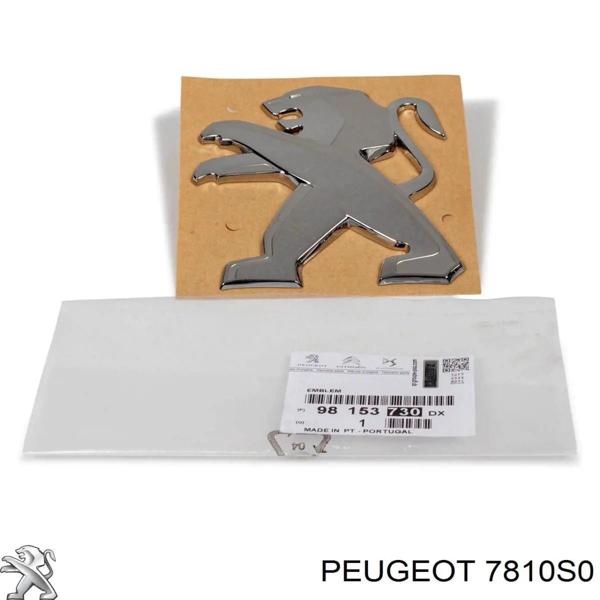  Emblema de tapa de maletero para Peugeot 207 WK