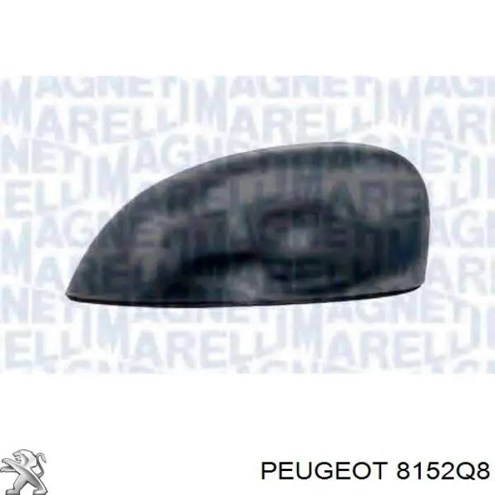  Superposicion(Cubierta) De Espejo Retrovisor Izquierdo para Peugeot 508 