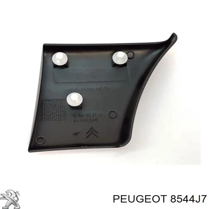  Moldura de guardabarro delantero izquierdo para Citroen Berlingo M