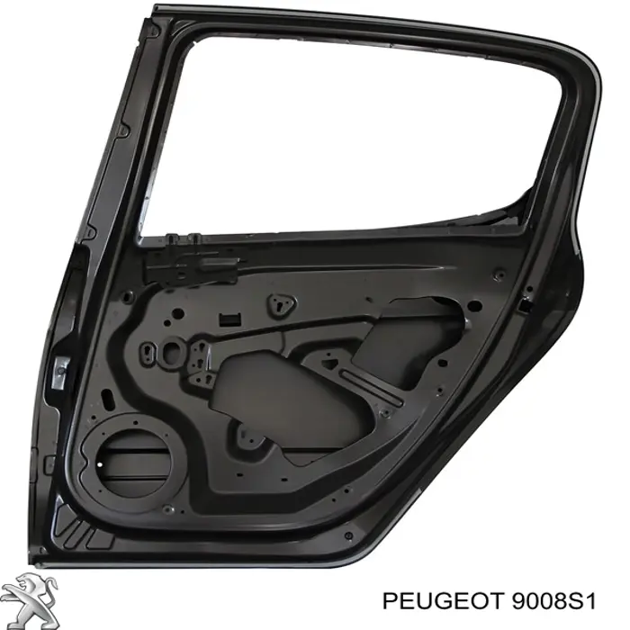  Puerta trasera derecha para Peugeot 308 1 