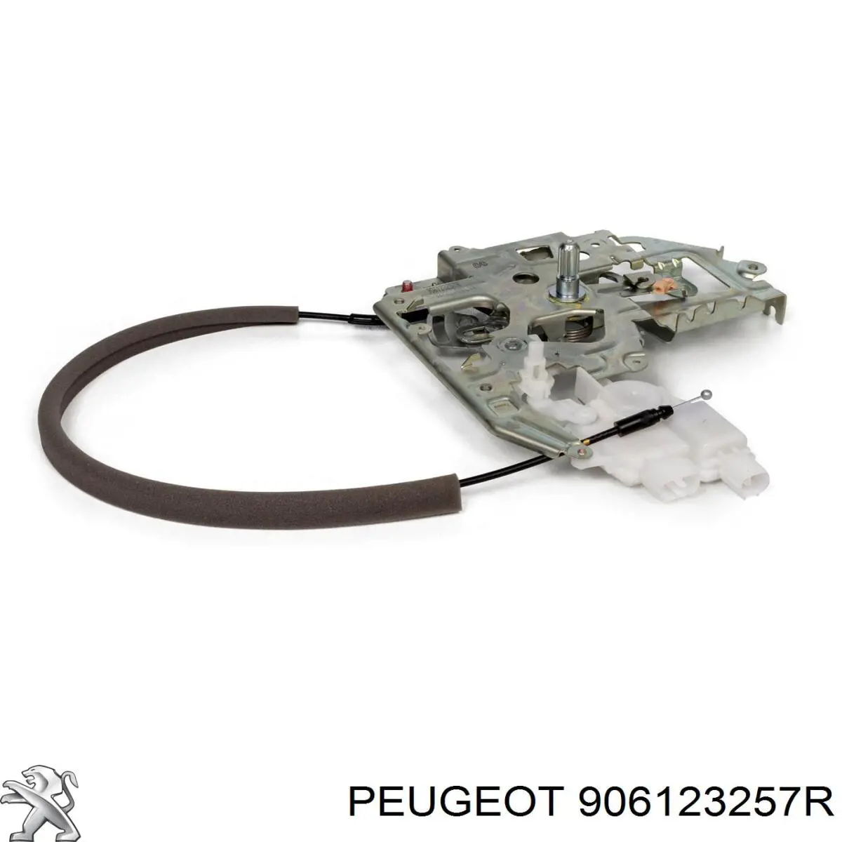 906123257R Peugeot/Citroen cerradura de puerta de batientes, trasera derecha