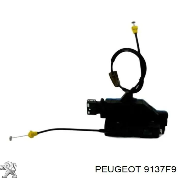  Cerradura de puerta trasera izquierda para Peugeot 207 WK