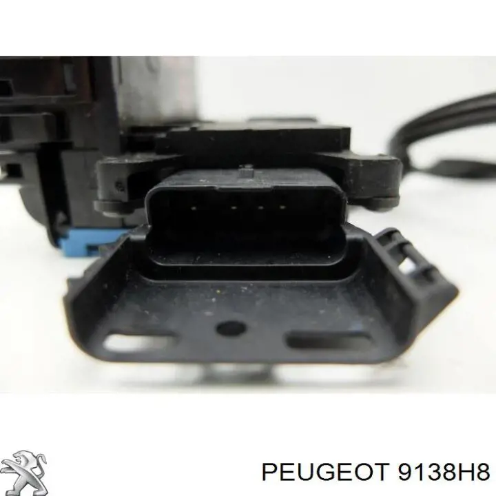  Cerradura de puerta trasera derecha para Peugeot 207 WA, WC