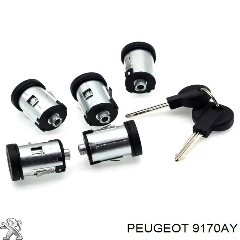  Cilindro de cerradura de puerta delantera para Peugeot 806 221