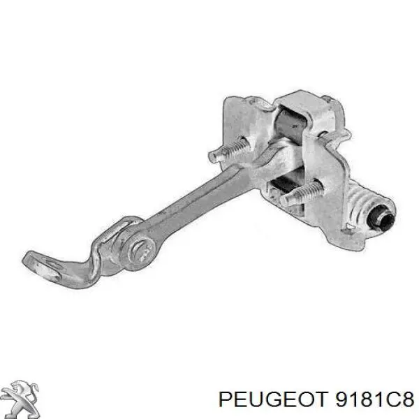  Asegurador puerta delantera para Peugeot 206 2A/C