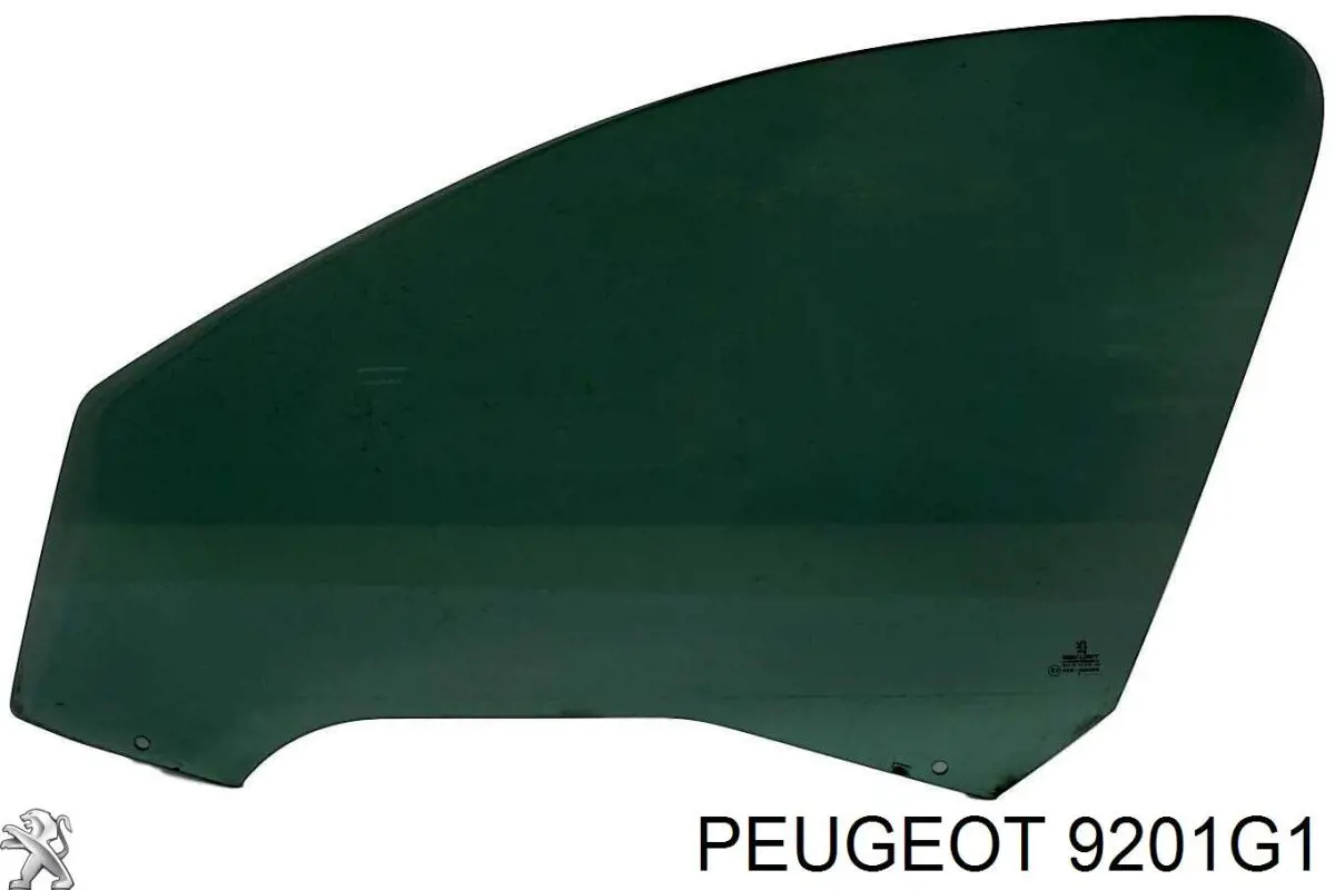  Luna de puerta delantera izquierda para Peugeot 206 2A/C