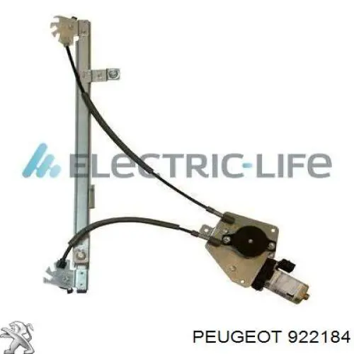 922184 Peugeot/Citroen mecanismo de elevalunas, puerta delantera izquierda