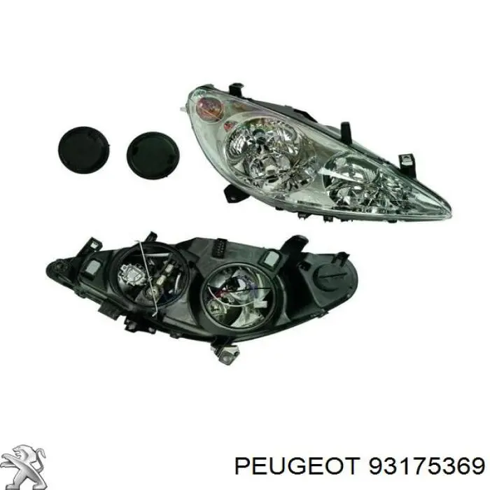 93175369 Peugeot/Citroen faro derecho