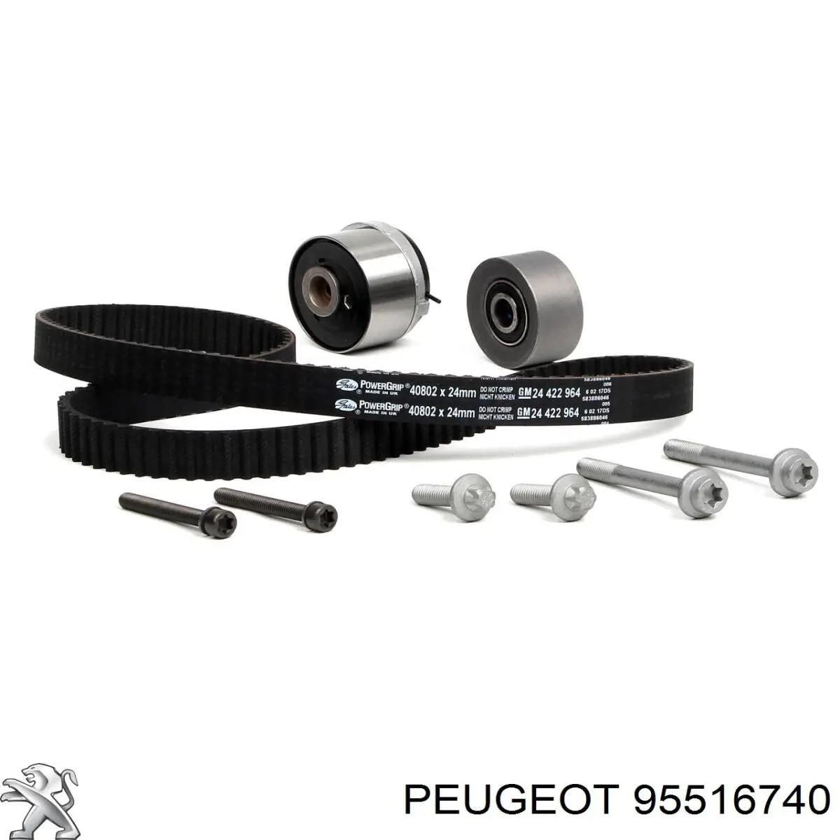 95516740 Peugeot/Citroen kit correa de distribución