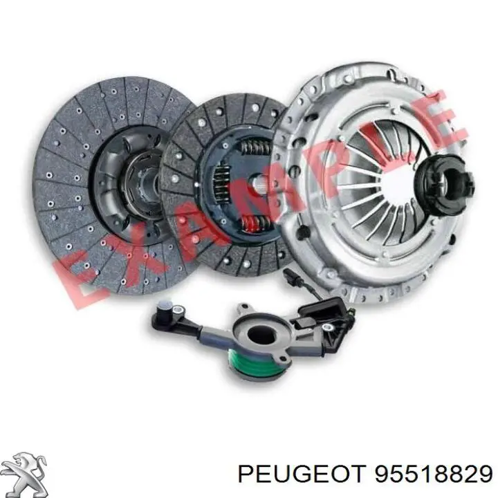 95518829 Peugeot/Citroen kit de embrague (3 partes)