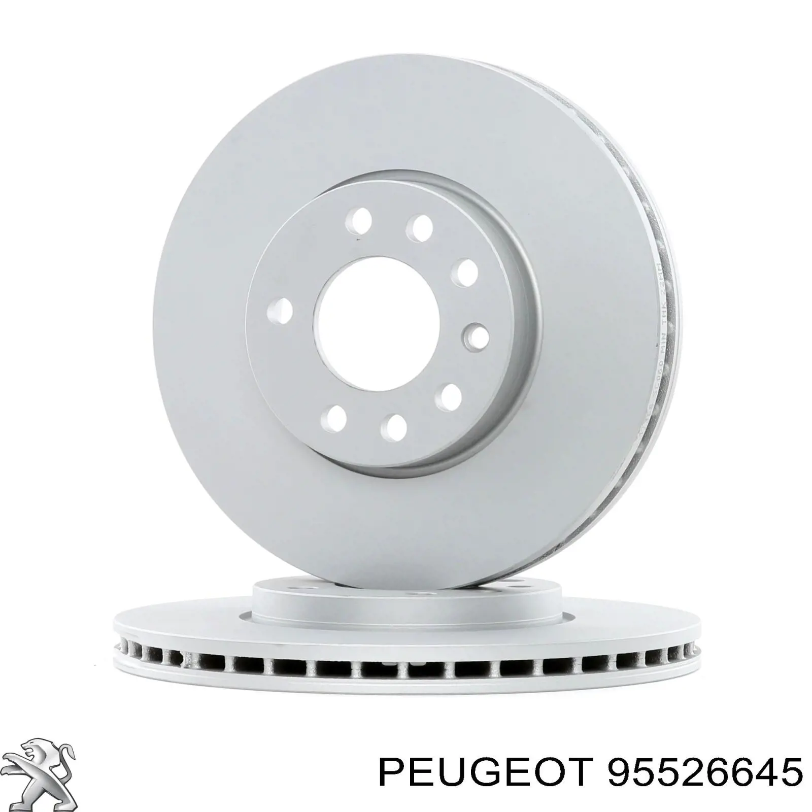 95526645 Peugeot/Citroen freno de disco delantero