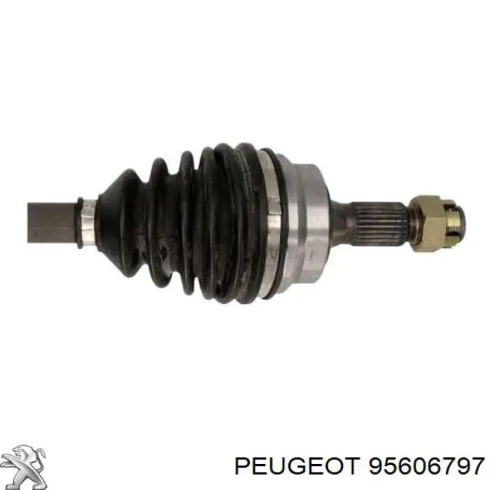 95606797 Peugeot/Citroen árbol de transmisión delantero derecho