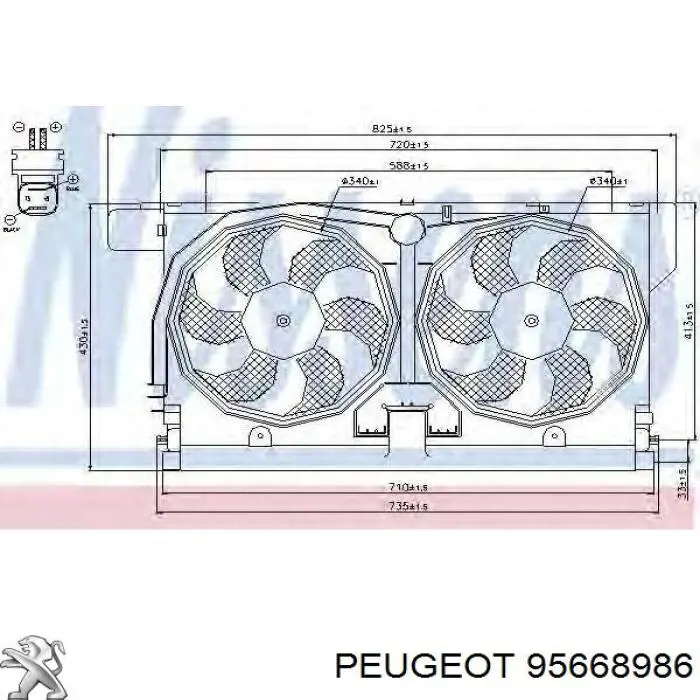 95668986 Peugeot/Citroen 