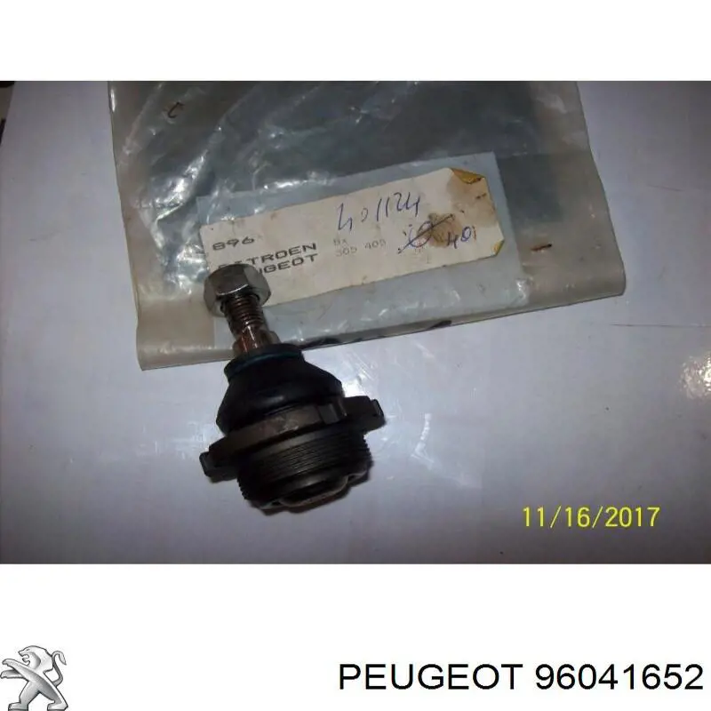 96041652 Peugeot/Citroen rótula de suspensión inferior