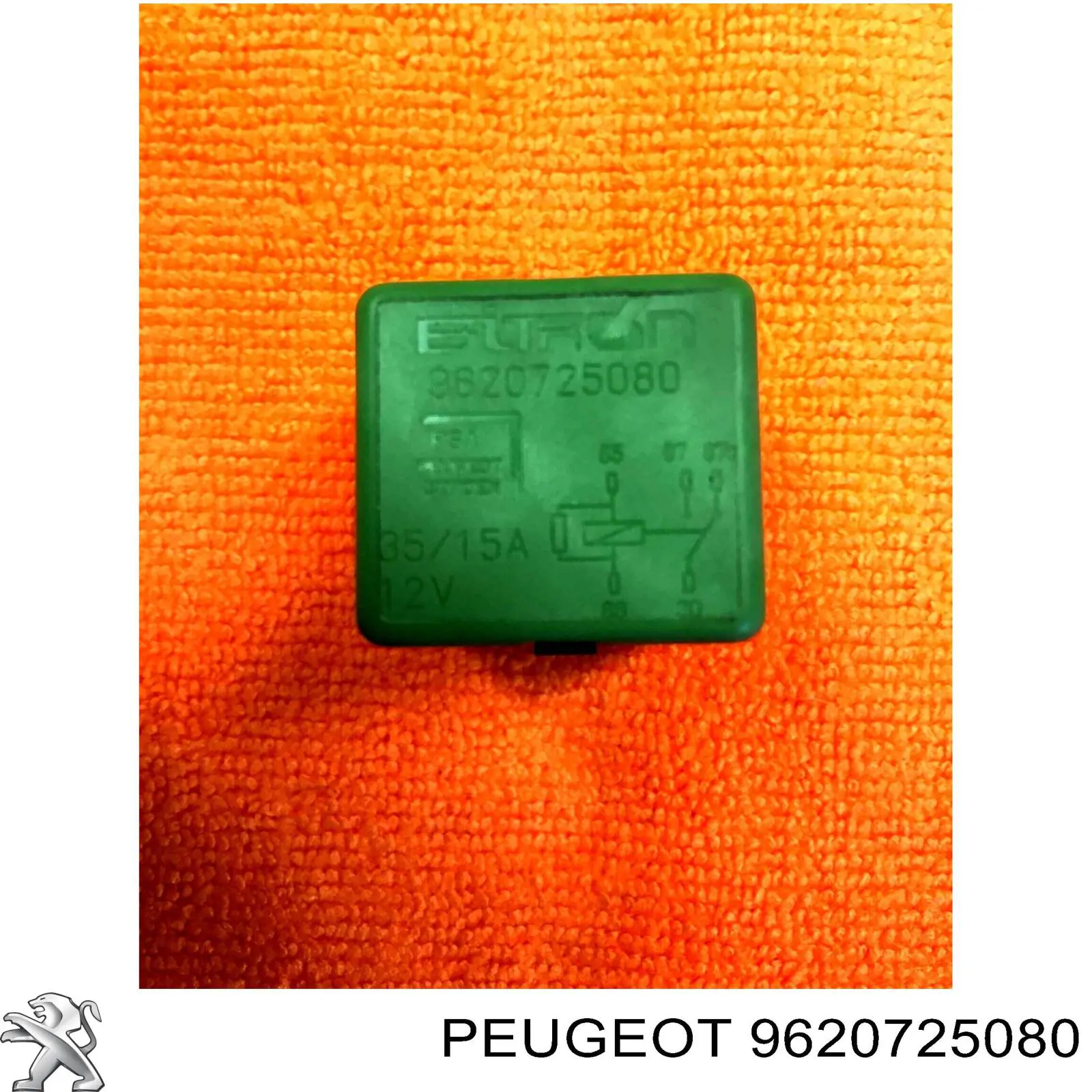 9620725080 Peugeot/Citroen relé eléctrico multifuncional