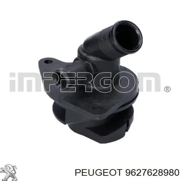 9627628980 Peugeot/Citroen brida del sistema de refrigeración (triple)