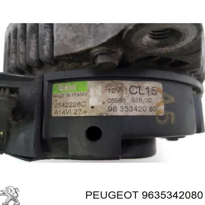 9635342080 Peugeot/Citroen alternador