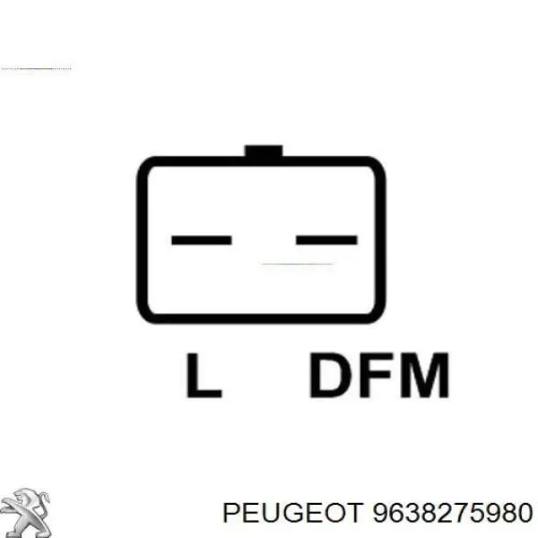 9638275980 Peugeot/Citroen alternador