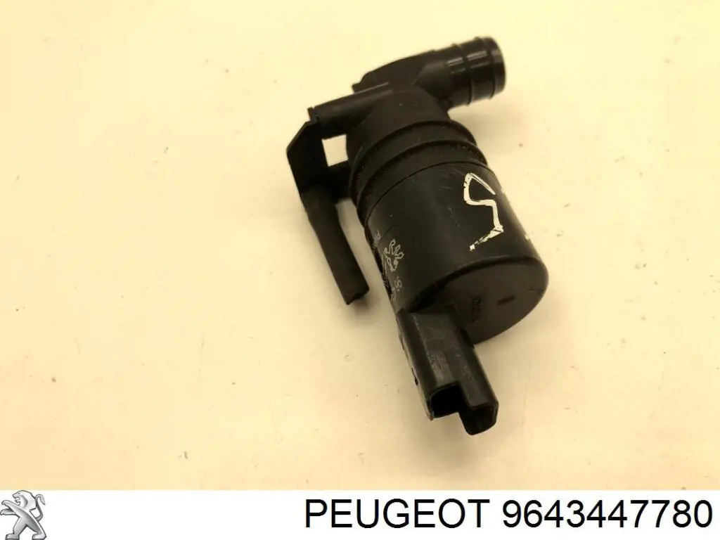 9643447780 Peugeot/Citroen bomba de limpiaparabrisas delantera