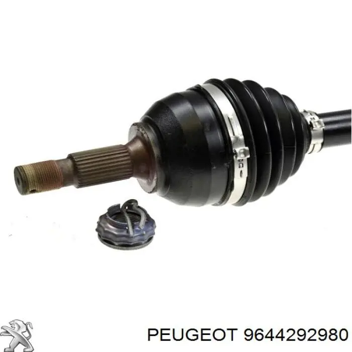 9644292980 Peugeot/Citroen árbol de transmisión delantero derecho