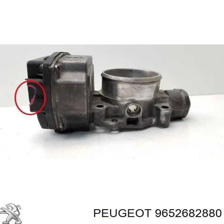 9652682880 Peugeot/Citroen cuerpo de mariposa completo