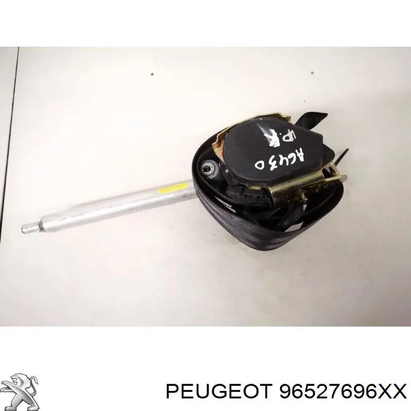 96527696XX Peugeot/Citroen cinturón de seguridad delantero derecho