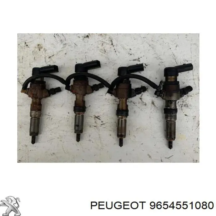 9654551080 Peugeot/Citroen inyector de combustible