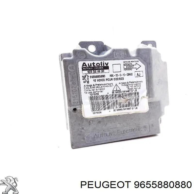  Procesador Del Modulo De Control De AIRBAG para Peugeot 407 6D