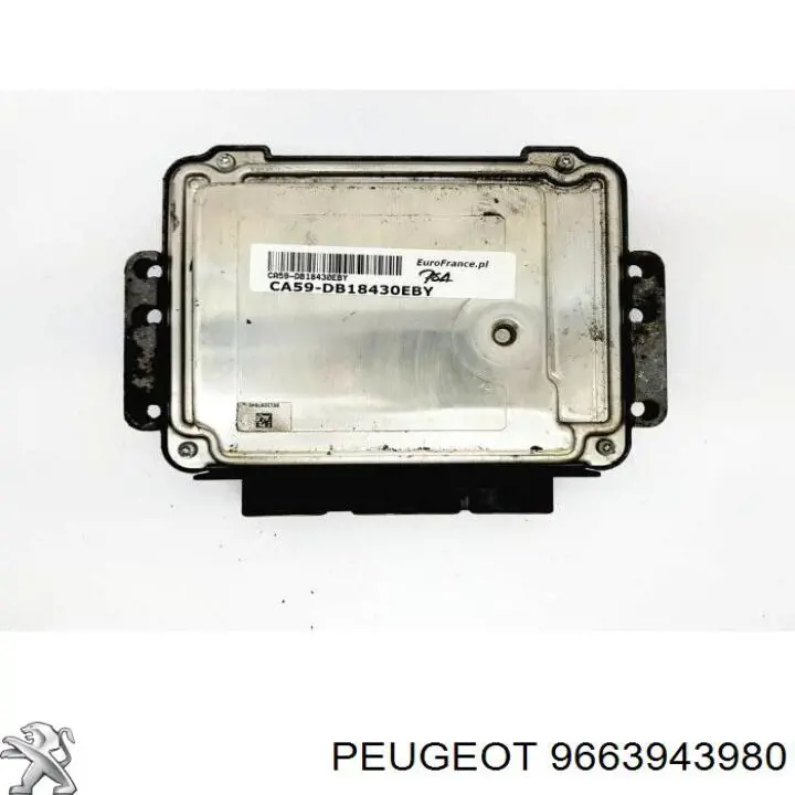 9663943980 Peugeot/Citroen centralina del motor / modulo de control del motor (ecu)