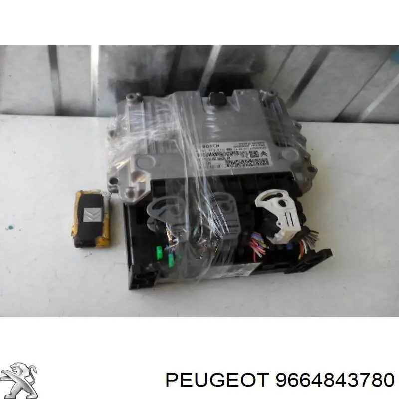 9664843780 Peugeot/Citroen centralina del motor / modulo de control del motor (ecu)